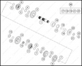 TRANSMISSION II - COUNTERSHAFT, 2025 KTM 85-SX-17-14