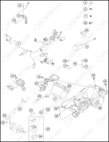 WIRING HARNESS, 2022 KTM 250-SX-F