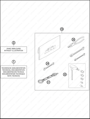 ACCESSORIES KIT, 2013 KTM 300-XC-W