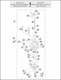 CARBURETOR, 2013 KTM 300-XC-W