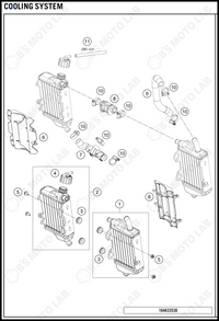 COOLING SYSTEM, 2019 KTM 65-SX