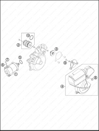 ELECTRIC STARTER, 2013 KTM 300-XC-W