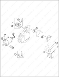 ELECTRIC STARTER, 2013 KTM 200-XC-W