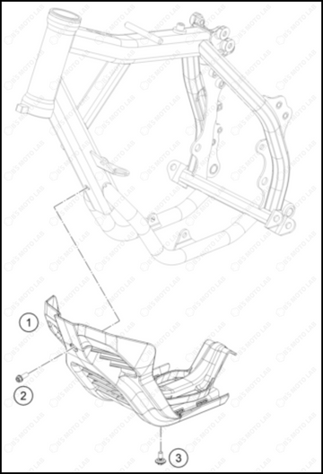 ENGINE GUARD, 2024 KTM SX-E-5