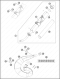 EXHAUST SYSTEM, 2013 KTM 300-XC-W