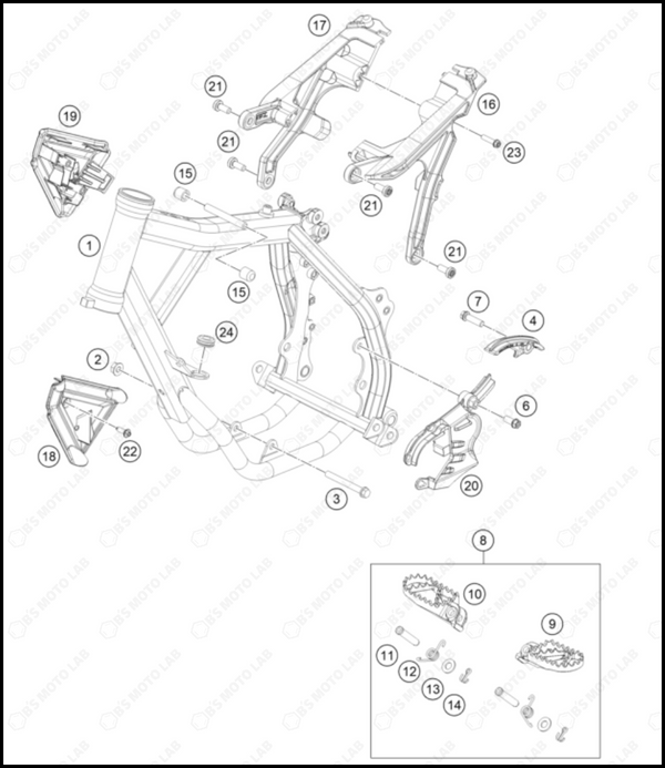 FRAME, 2024 KTM SX-E-5