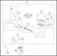 FRONT BRAKE CONTROL, 2024 KTM SX-E-5