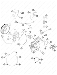 IGNITION SYSTEM, 2013 KTM 300-XC-W