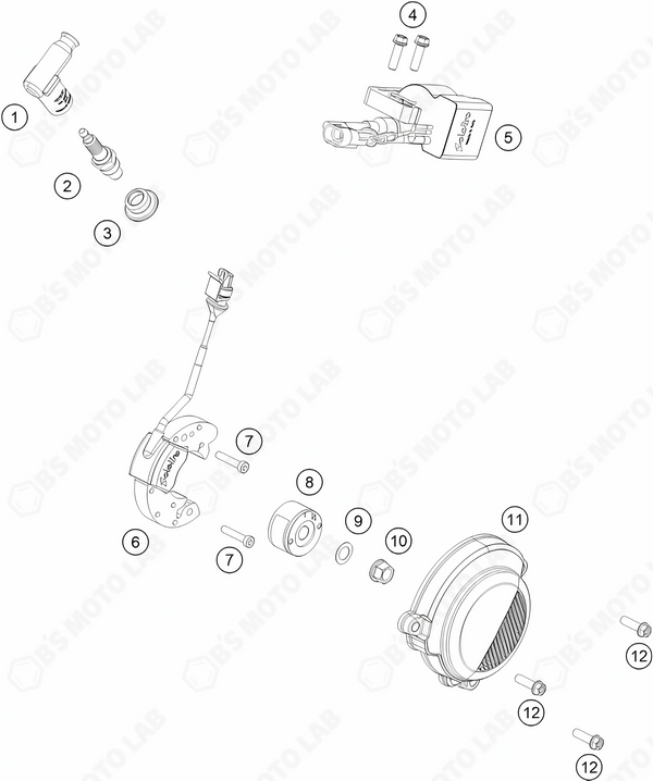 IGNITION SYSTEM, 2024 KTM 50-SX-F