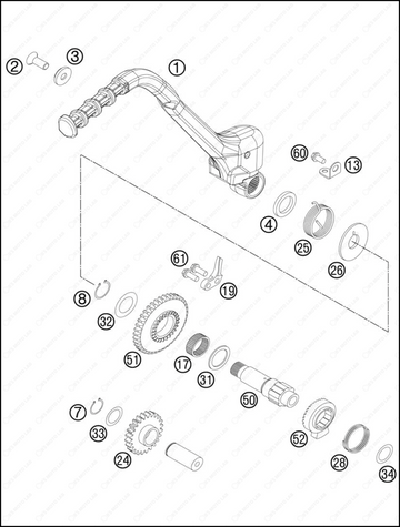 KICK STARTER, 2013 KTM 300-XC-W