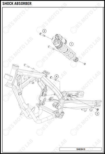 SHOCK ABSORBER, 2019 KTM 65-SX