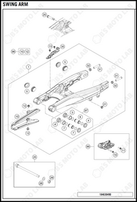 SWING ARM, 2019 KTM 65-SX