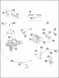 WIRING HARNESS, 2013 KTM 300-XC-W